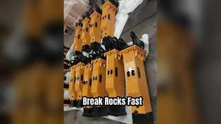 Zwaar uitgevoerde graafmachine Rock Breaker Power