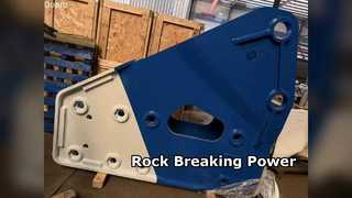 Hydraulische brekerhamer Rotsbrekende kracht